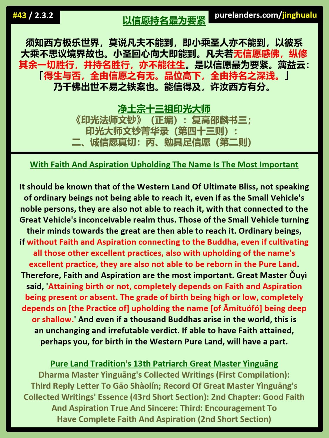 [43] With Faith And Aspiration Upholding The Name Is The Most Important ...