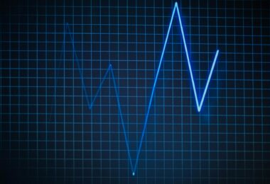graphic illustration of heart pulse rate